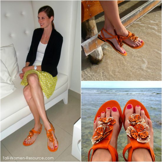 The B.F.T. by Barefoot Tess 'Holland' Sandal comes in 3 colors and up to size 15.  Wide widths are also available.
