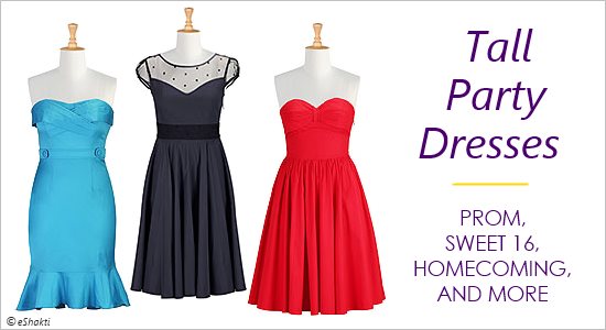 semi formal dresses for tall juniors