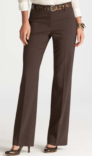 Tall wool trousers by Ann Taylor.