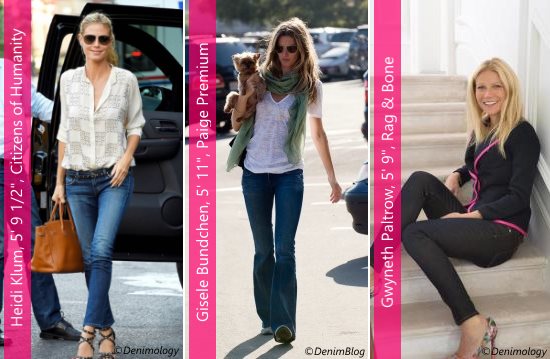 These celebrities have their favorite tall women's jeans.