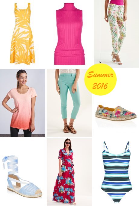 Colorful summer 2016 fashion trends for tall women.