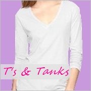 Tall t-shirts and tank tops
