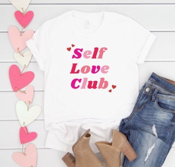 Valentine's Day t-shirt for women that says 